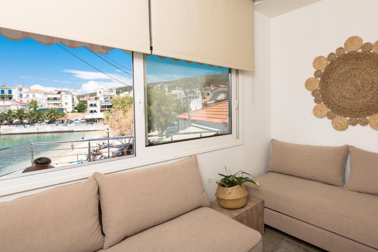 Konstantinou Deluxe Apartments Skála Marión エクステリア 写真